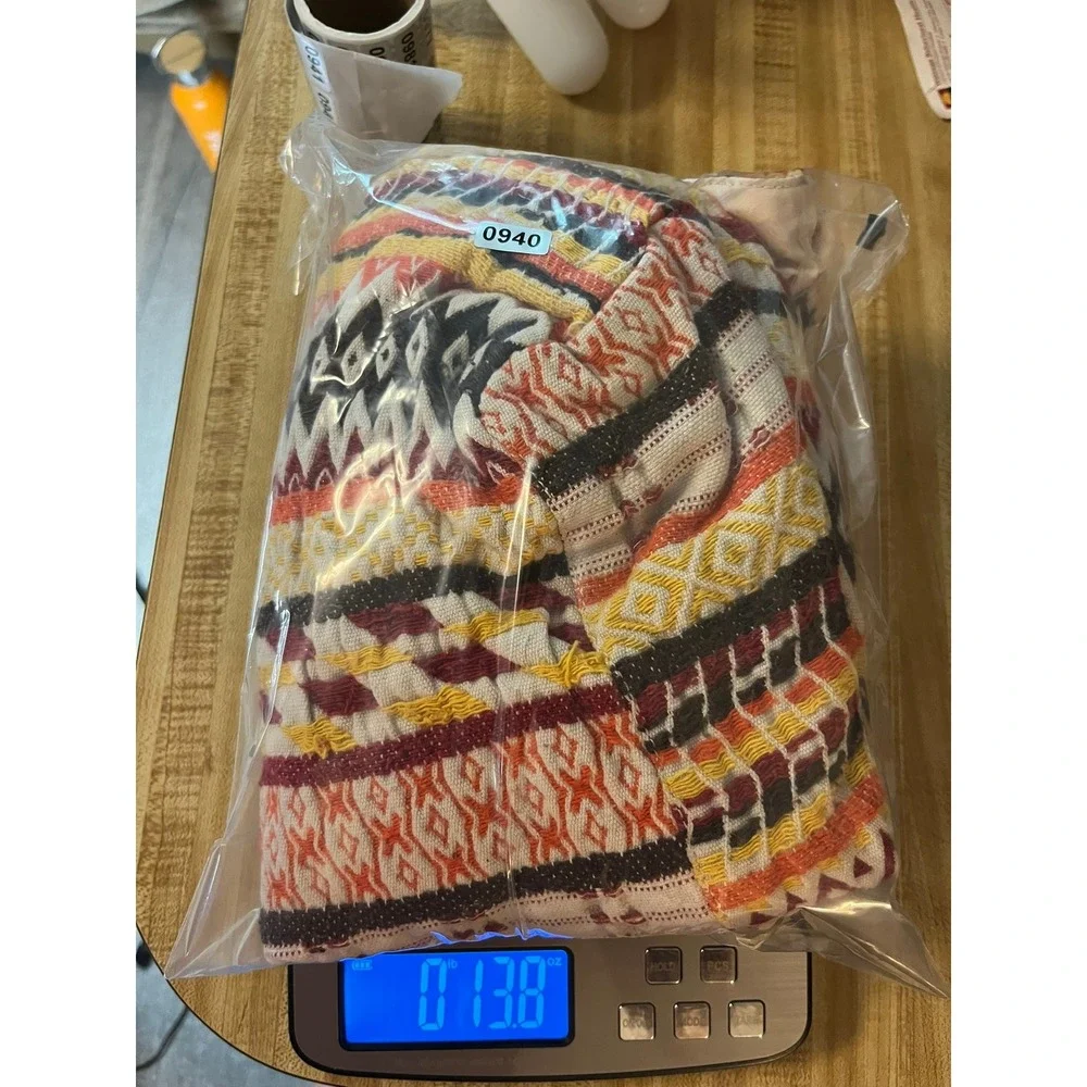 Woven Boho Hobo Bag Hippie Geometric Striped Shoulder Bag Aztec Tribal Print